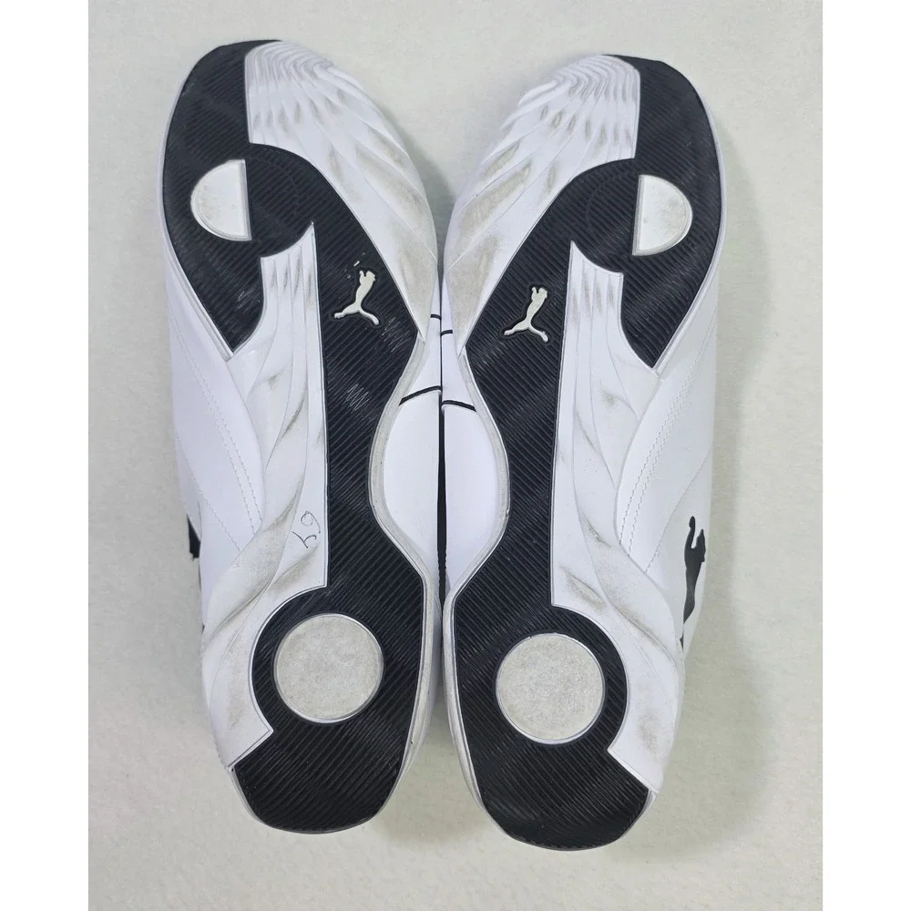 Puma Redon Move Slip On Sneaker Shoes Mens 13 White Black LIMITED USE 355450-04 - Picture 10 of 11